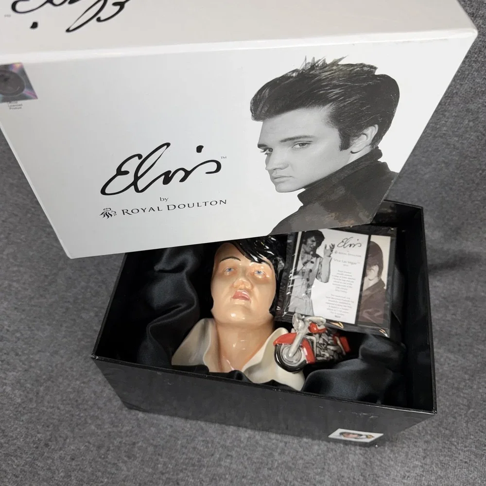 Royal Doulton Elvis Presley Viva Las Vegas TCB Character Jug EP10 Ltd‎ Ed Box